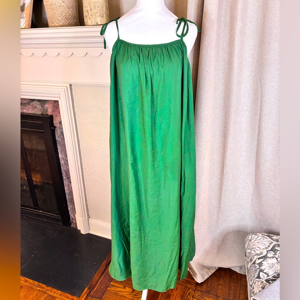 Cider NWT green maxi dress size 1xl